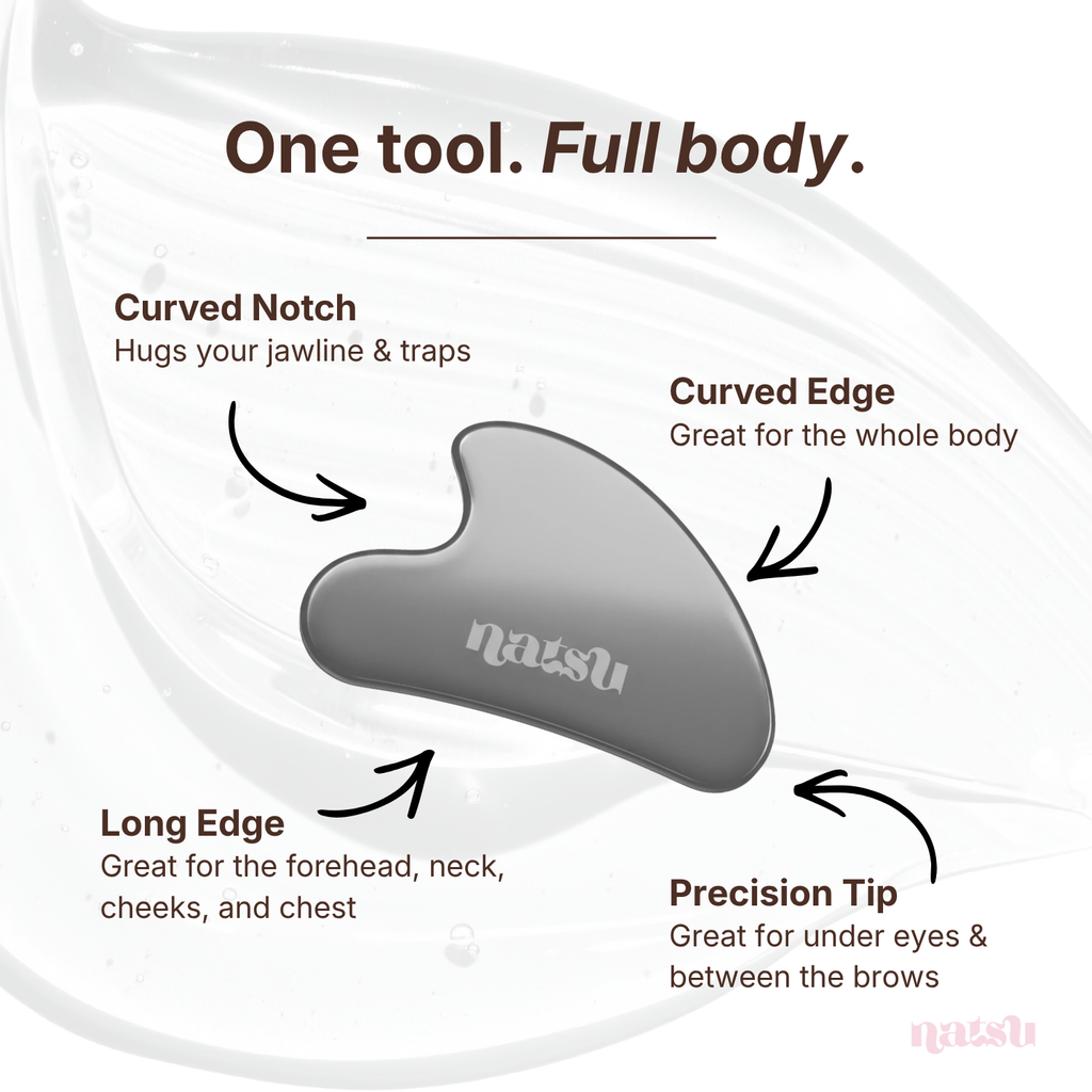 STAINLESS STEEL GUA SHA (FACIAL MASSAGE TOOL)