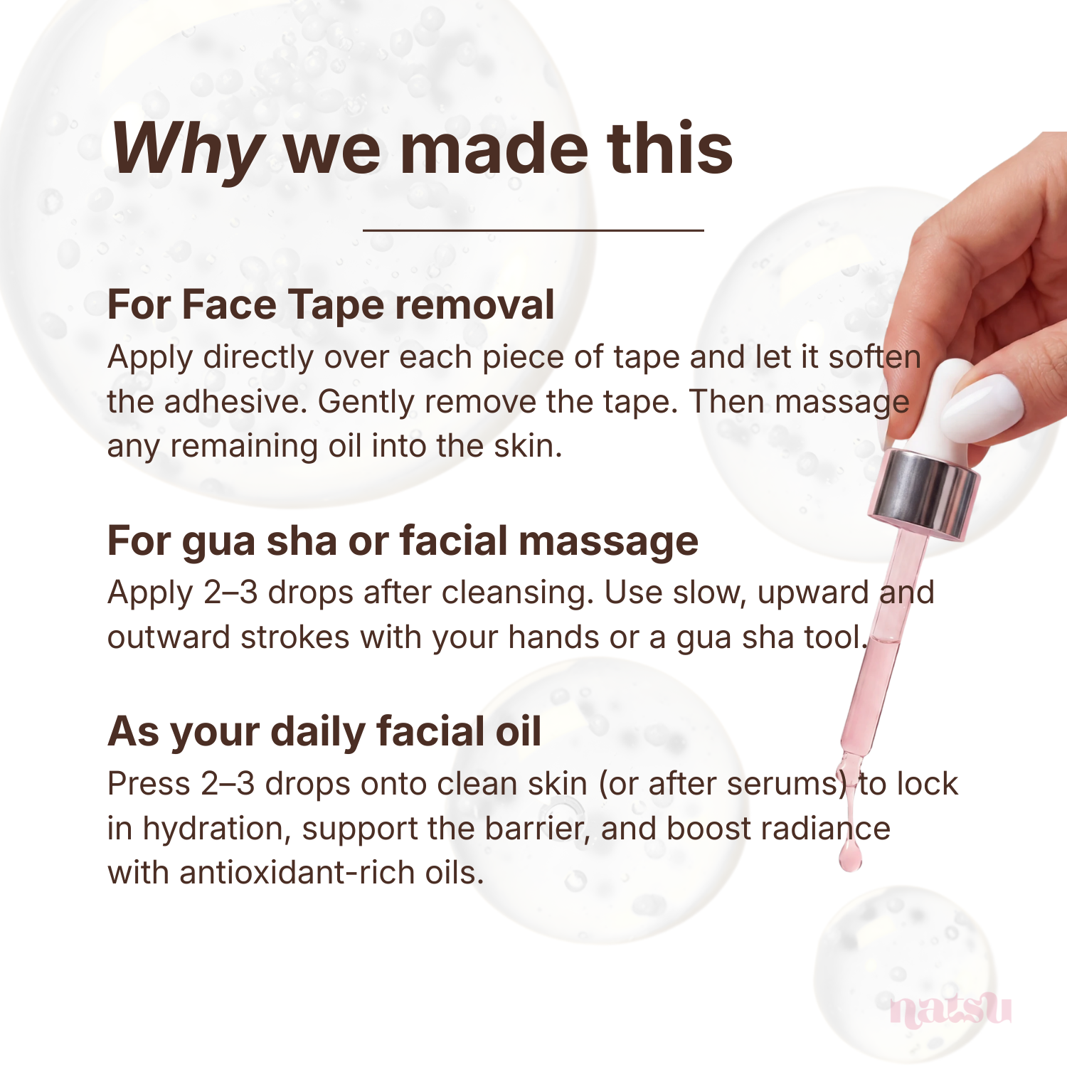 REMOVAL OIL WITH JAPANESE CAMELLIA