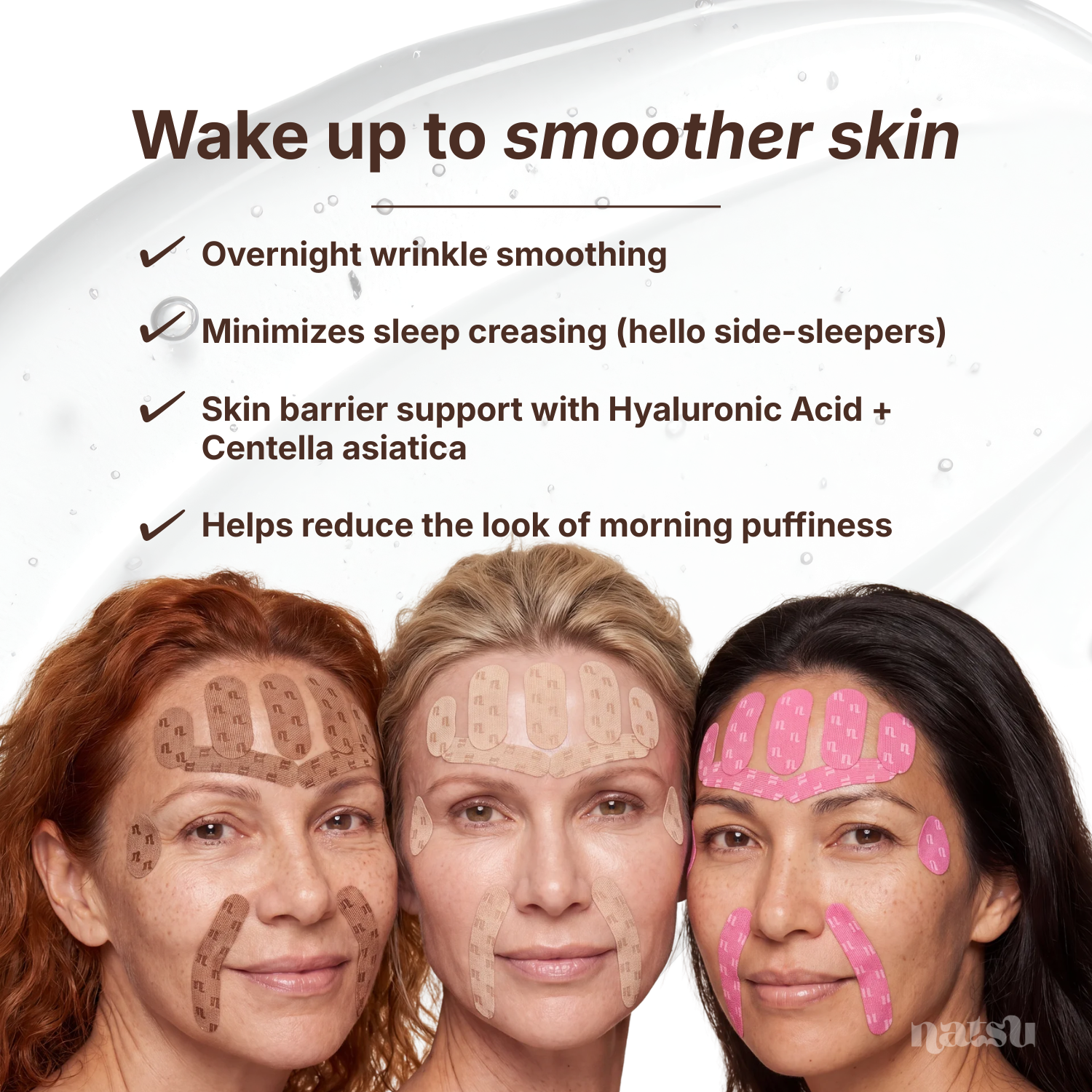 SKIN-SMOOTHING FACE TAPE WITH HYALURONIC ACID & CENTELLA ASIATICA