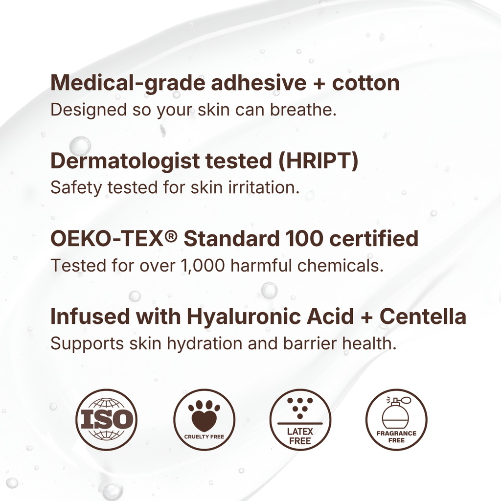 GENTLE SKIN-SMOOTHING FACE TAPE WITH HYALURONIC ACID & CENTELLA ASIATICA