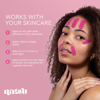 Skin-Smoothing Face Tape - 110 Pre-Cut Strips