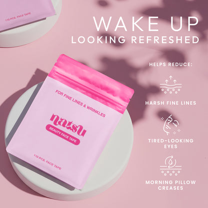 Skin-Smoothing Face Tape - 110 Pre-Cut Strips