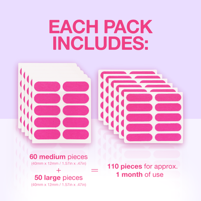 Beauty Face Tape - 110 Pre-Cut Strips