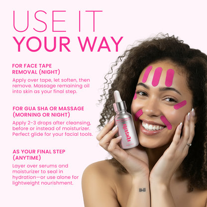 Sculpt & Glow Set - Renewing Facial Oil & Stainless Steel Facial Massage Tool