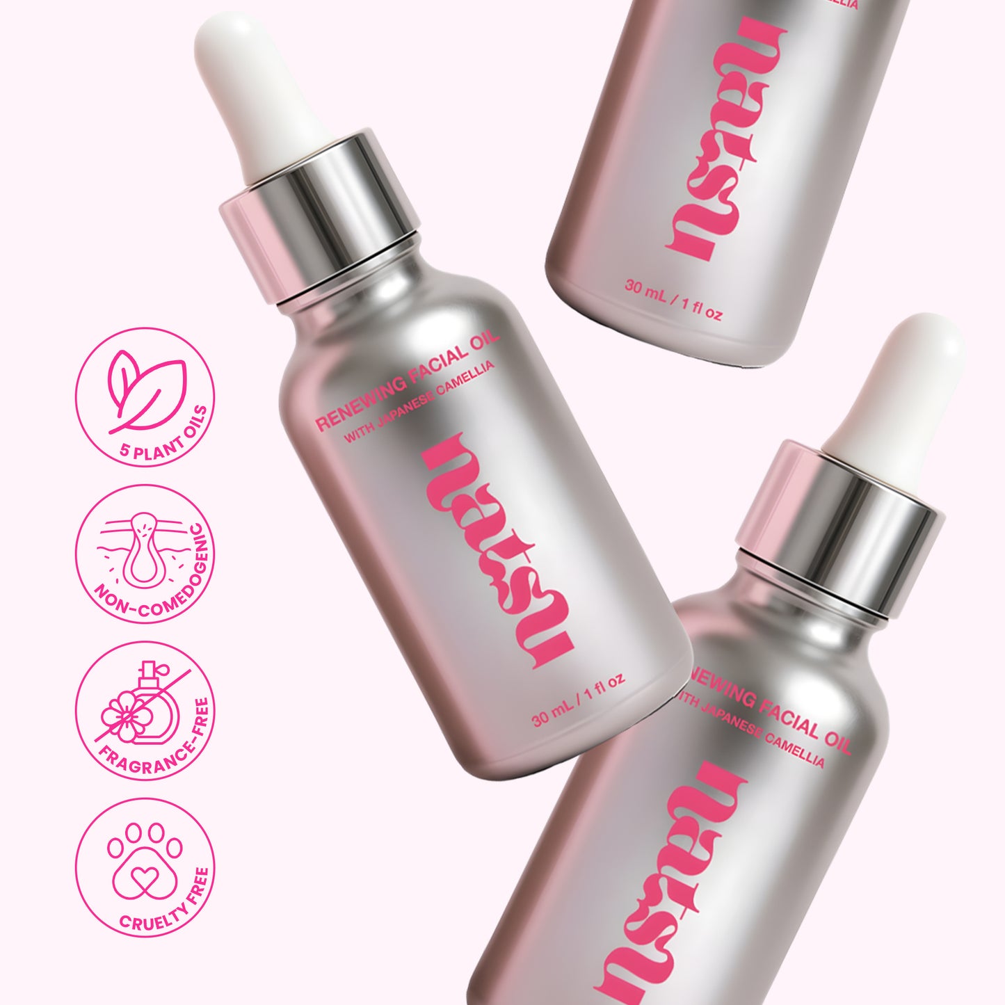 Renewing Facial Oil with Japanese Camellia